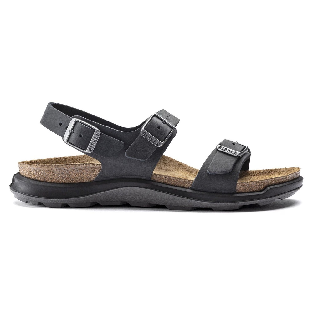 Birkenstock Sonora CT Womens Sz EU 37 US 6 Narrow Hiking Sandals Black Leather - Picture 5 of 6